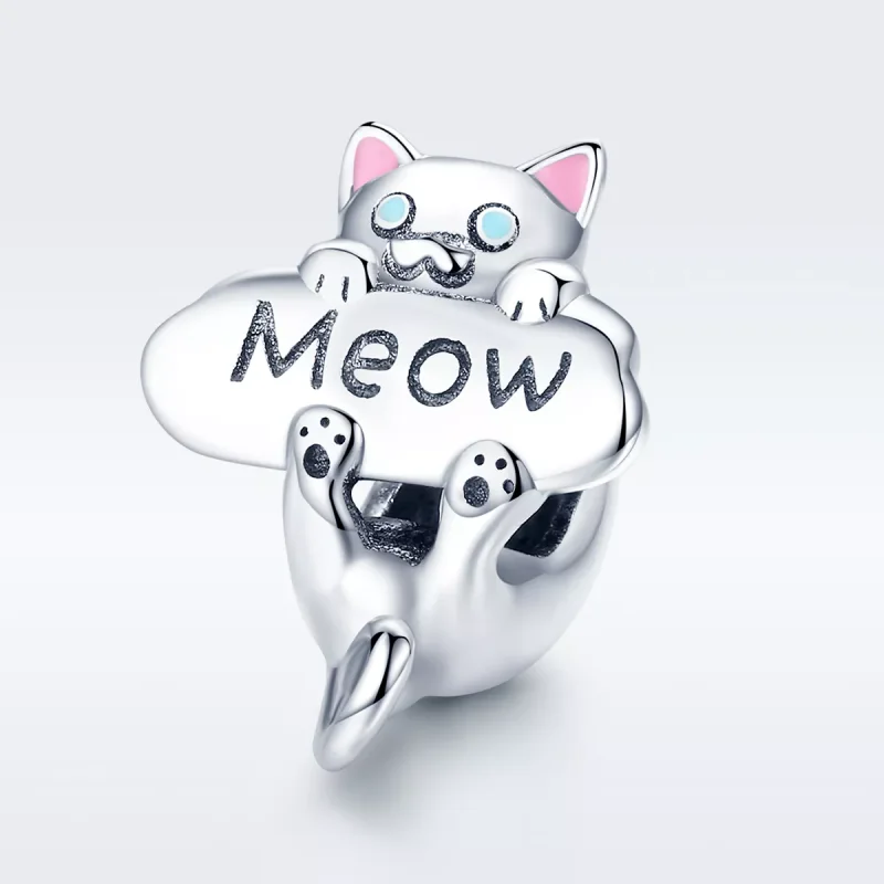 (resim) Pandora tarzı Naughty Cat Parfüm Şişesi Charm - SCC874 - Görüntüle 5