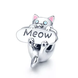 (resim) Pandora tarzı Naughty Cat Parfüm Şişesi Charm - SCC874