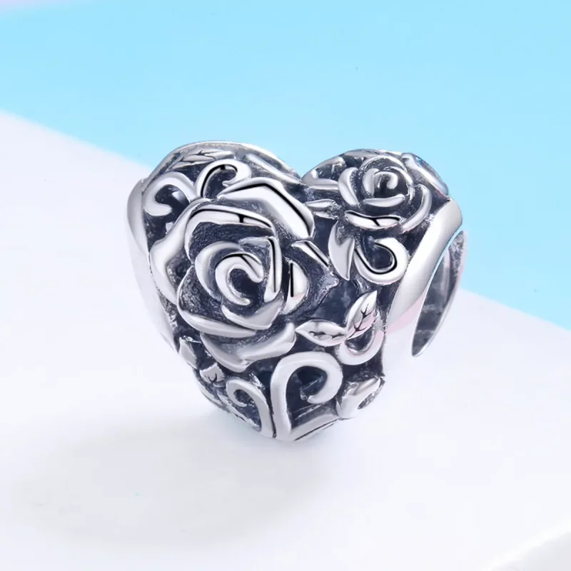(resim) Pandora tarzı nazik gül Charm - SCC790 - Görüntüle 2