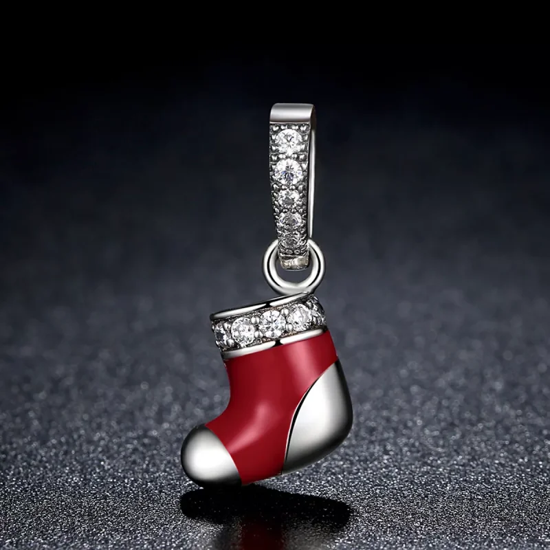 (resim) Pandora tarzı Noel Çorapları Sallantılı Charm - SCC074 - Görüntüle 5