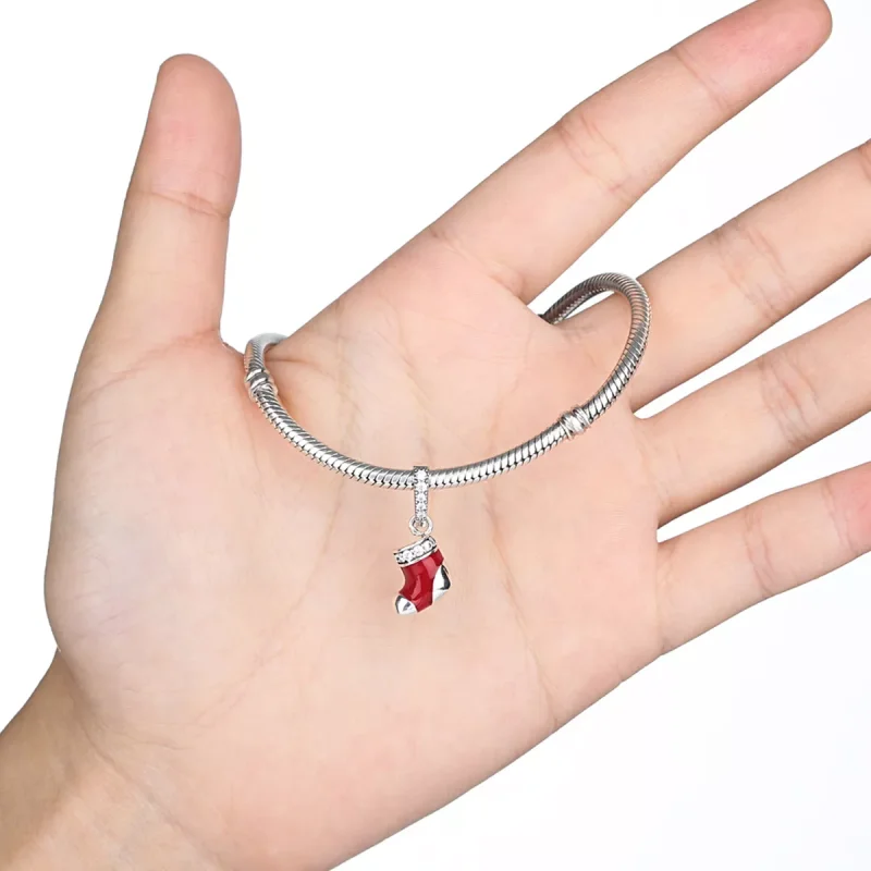 (resim) Pandora tarzı Noel Çorapları Sallantılı Charm - SCC074 - Görüntüle 6