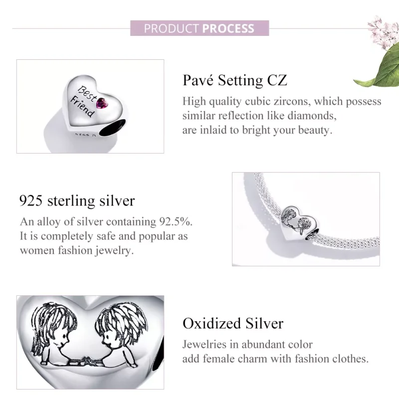 (resim) Pandora tarzı çocuk Charm - SCC1516 - Görüntüle 8