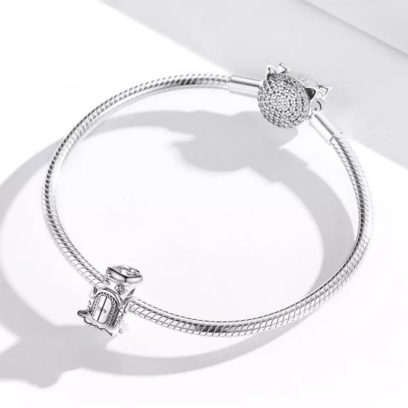 (resim) Pandora tarzı Orman Kalesi Charm - SCC1866 - Görüntüle 3