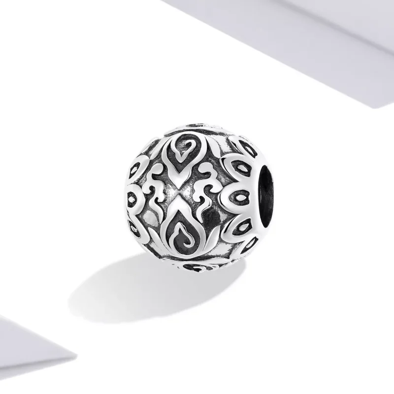 (resim) Pandora tarzı oturan Buddha ve Lotus Charm - SCC2168 - Görüntüle 2