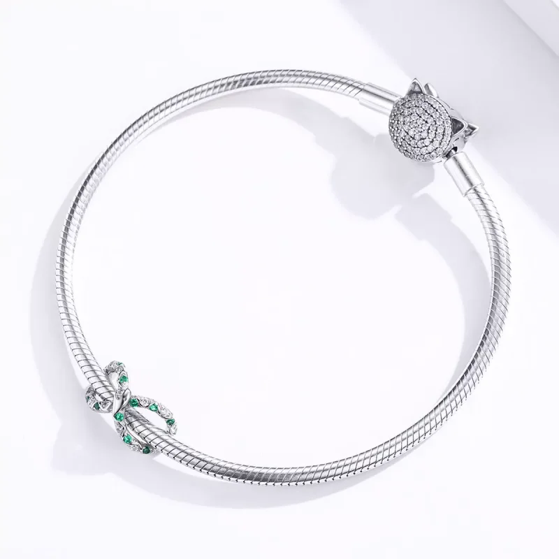 (resim) Pandora tarzı Ouroboros Charm - BSC186 - Görüntüle 3