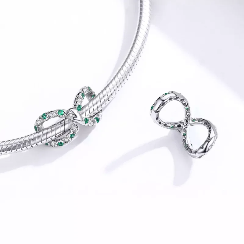 (resim) Pandora tarzı Ouroboros Charm - BSC186 - Görüntüle 4