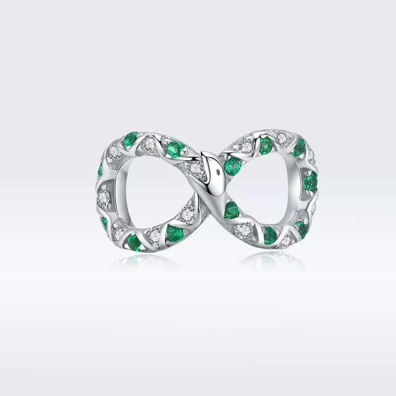 (resim) Pandora tarzı Ouroboros Charm - BSC186 - Görüntüle 5