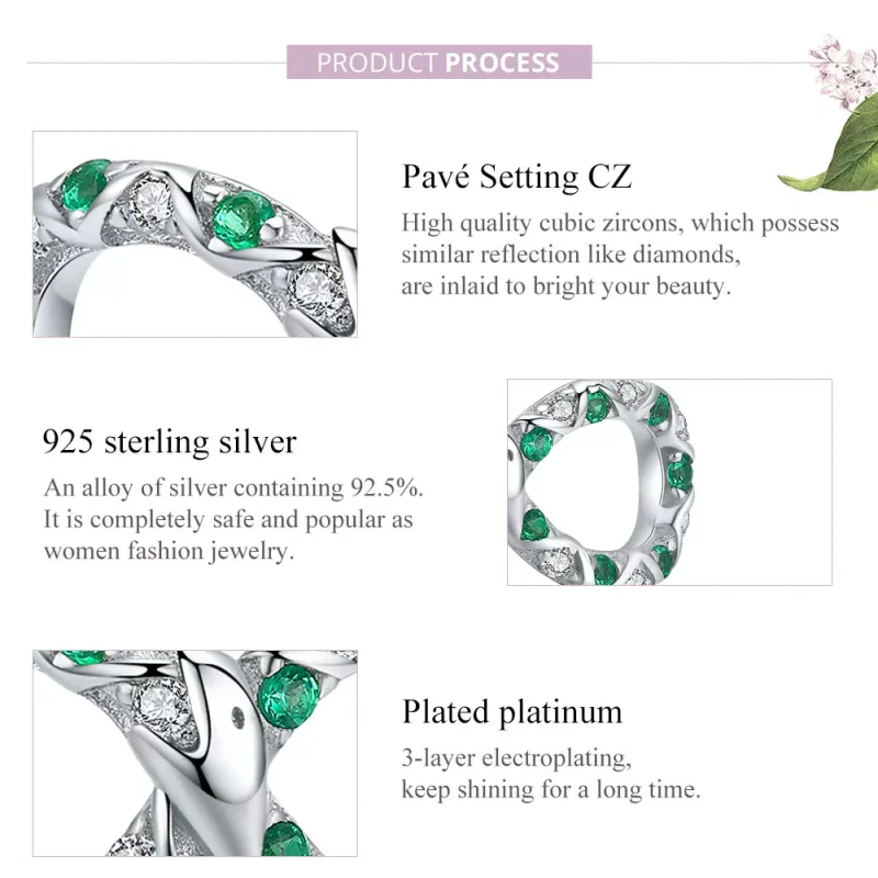 (resim) Pandora tarzı Ouroboros Charm - BSC186 - Görüntüle 8
