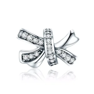 (resim) Pandora tarzı papyon Charm - SCC773
