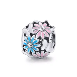 (resim) Pandora tarzı parlak papatyalar Charm - SCC1837