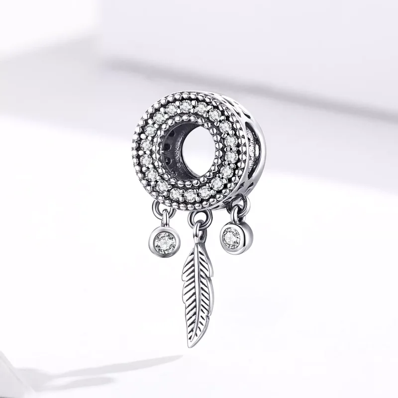 (resim) Pandora tarzı Parlak Tüy Charm - SCC1550 - Görüntüle 3
