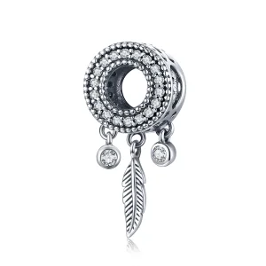 (resim) Pandora tarzı Parlak Tüy Charm - SCC1550