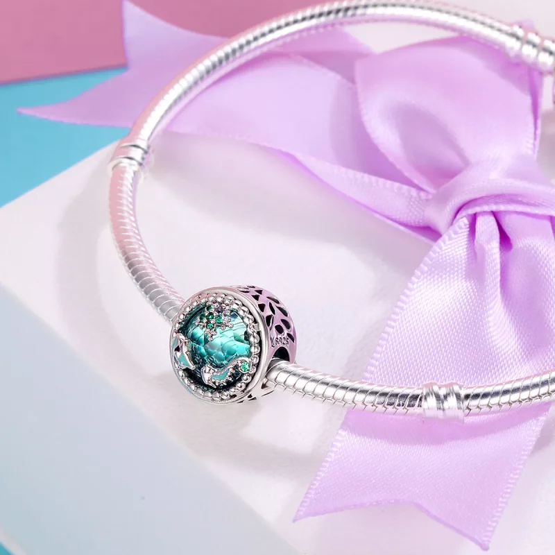 (resim) Pandora tarzı Parlak yıldızlar Charm - SCC246 - Görüntüle 6