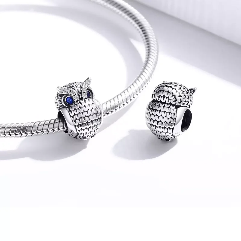 (resim) Pandora tarzı Parlayan Baykuş Charm - SCC1607 - Görüntüle 4