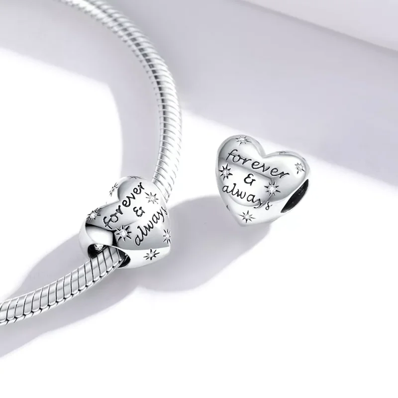 (resim) Pandora tarzı Parlayan Kalp Charm - SCC1735 - Görüntüle 4