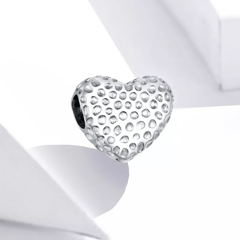 (resim) Pandora tarzı Parlayan Kalp Charms - SCC1587 - Görüntüle 2