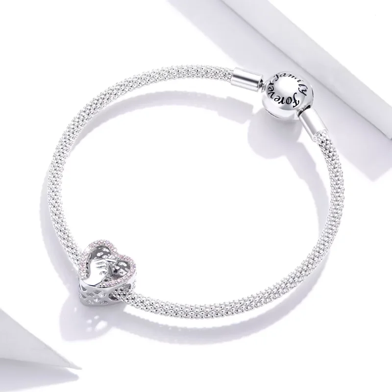 (resim) Pandora tarzı parmak kalp Charm - SCC1690 - Görüntüle 3