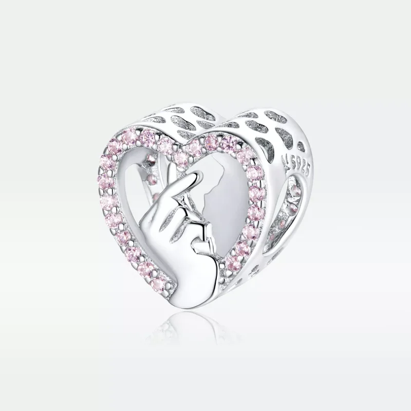 (resim) Pandora tarzı parmak kalp Charm - SCC1690 - Görüntüle 5
