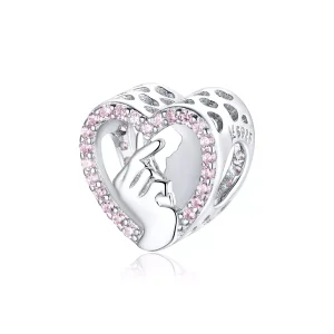 Pandora tarzı parmak kalp Charm - SCC1690 (resim) Pandora tarzı parmak kalp Charm - SCC1690