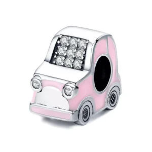 (resim) Pandora Tarzı Pembe Araba Süsü - SCC1380