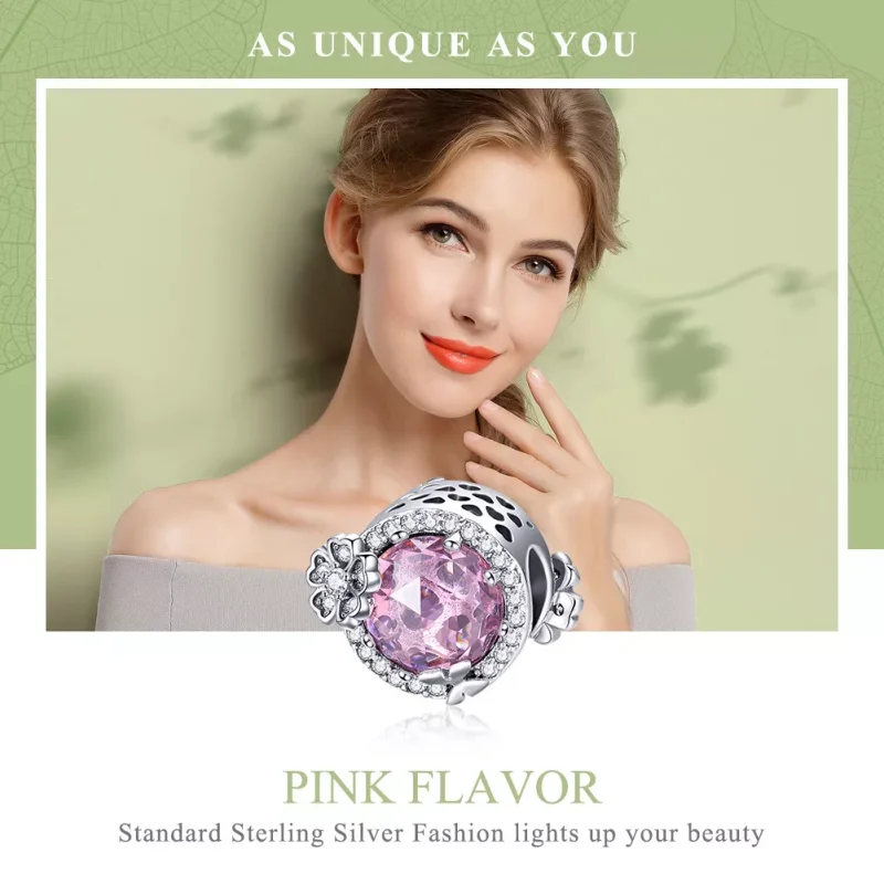 (resim) Pandora tarzı Pembe Lezzet Charm - SCC904 - Görüntüle 6
