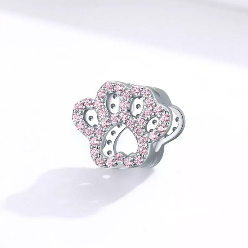 (resim) Pandora tarzı Pembe Pençe Charm - BSC164 - Görüntüle 2