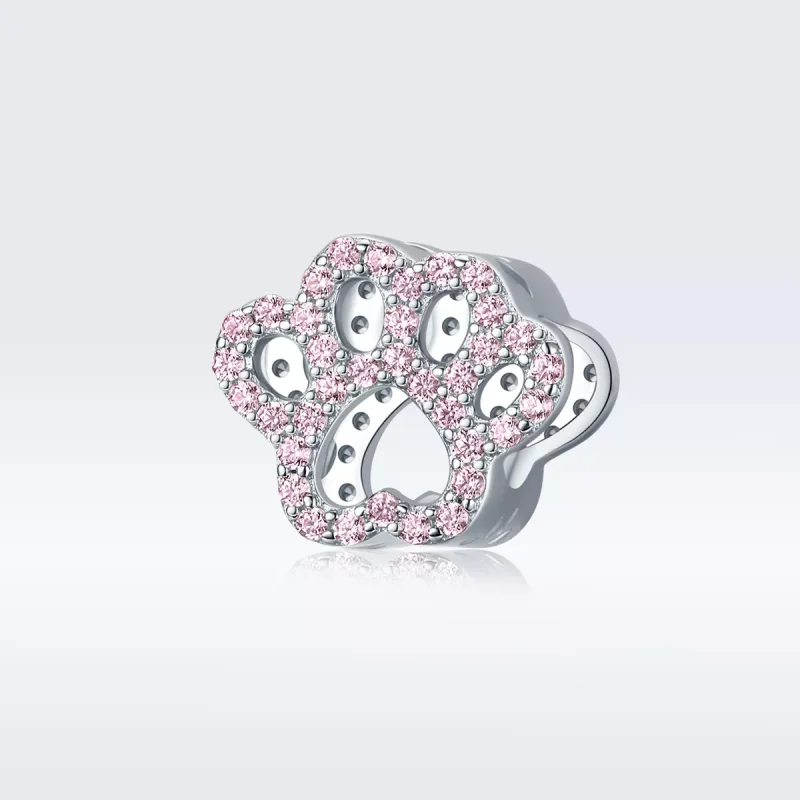 (resim) Pandora tarzı Pembe Pençe Charm - BSC164 - Görüntüle 5