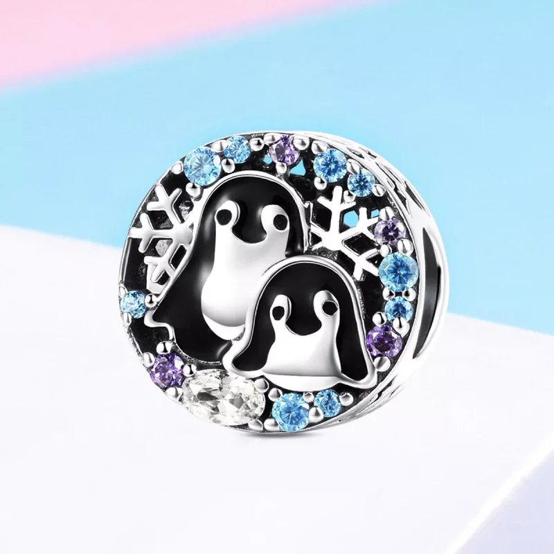 (resim) Pandora tarzı Penguen Evi Charm - SCC992 - Görüntüle 2