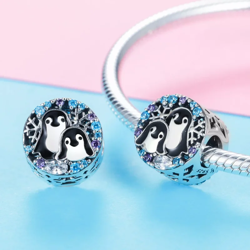 (resim) Pandora tarzı Penguen Evi Charm - SCC992 - Görüntüle 3