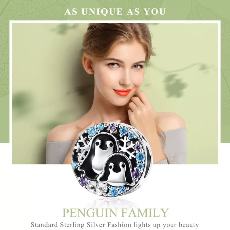 (resim) Pandora tarzı Penguen Evi Charm - SCC992 - Görüntüle 6