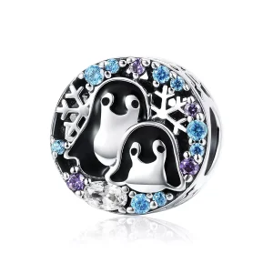 (resim) Pandora tarzı Penguen Evi Charm - SCC992