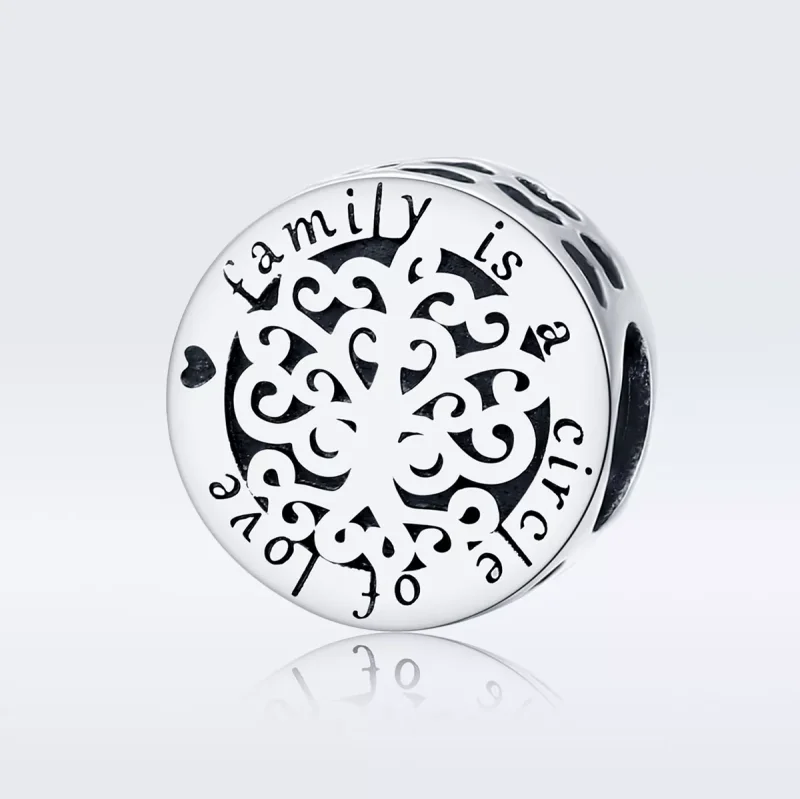 (resim) Pandora tarzı Pırıl pırıl Aile Ağacı Charm - SCC1324 - Görüntüle 5
