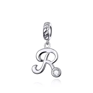 (resim) Pandora tarzı R harfi Sallantılı Charm - SCC1183-R