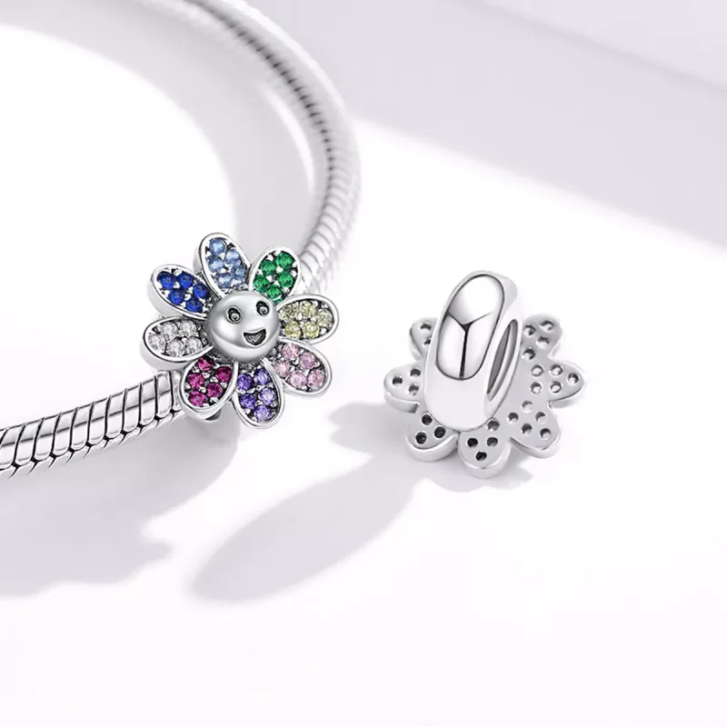 (resim) Pandora tarzı renkli ayçiçeği Charm - SCC1701 - Görüntüle 4