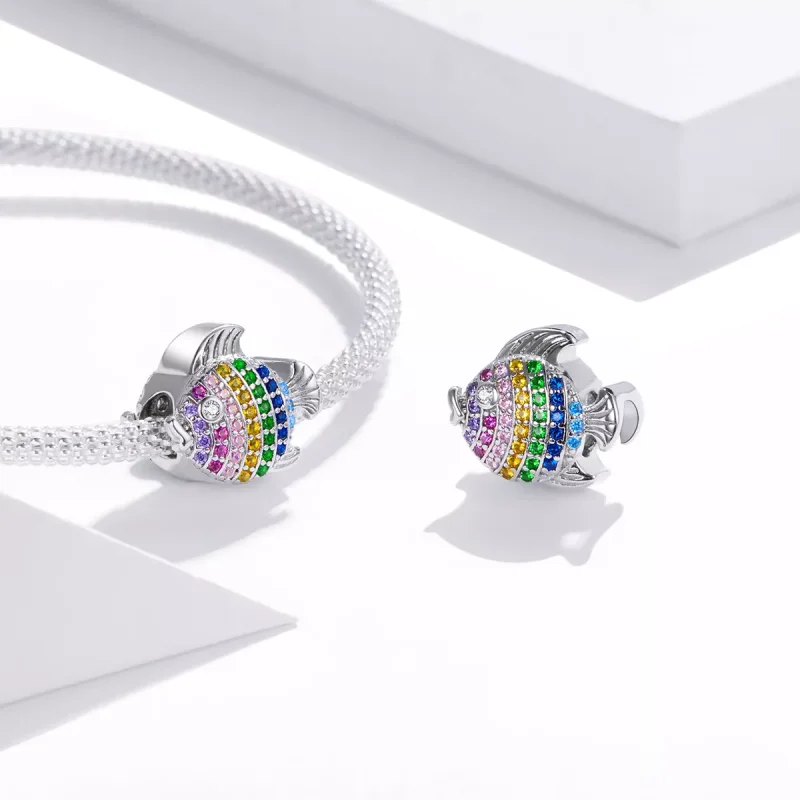 (resim) Pandora tarzı renkli balık Charm - SCC1803 - Görüntüle 4