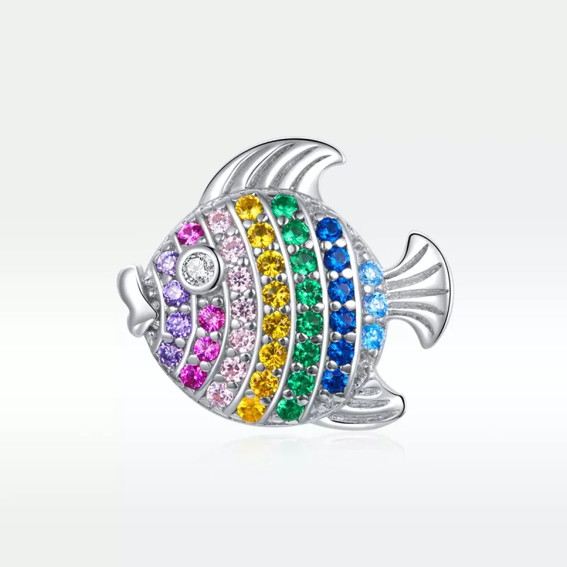 (resim) Pandora tarzı renkli balık Charm - SCC1803 - Görüntüle 5