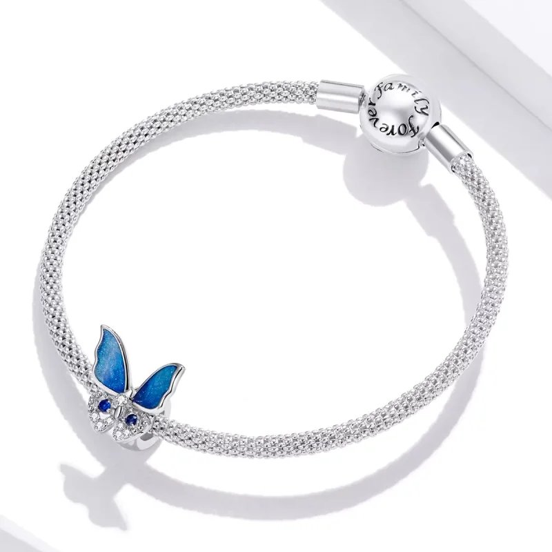 (resim) Pandora tarzı renkli kelebek Charm - BSC405 - Görüntüle 3