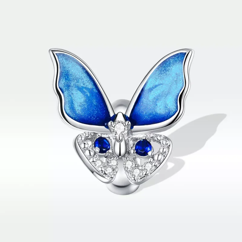(resim) Pandora tarzı renkli kelebek Charm - BSC405 - Görüntüle 5