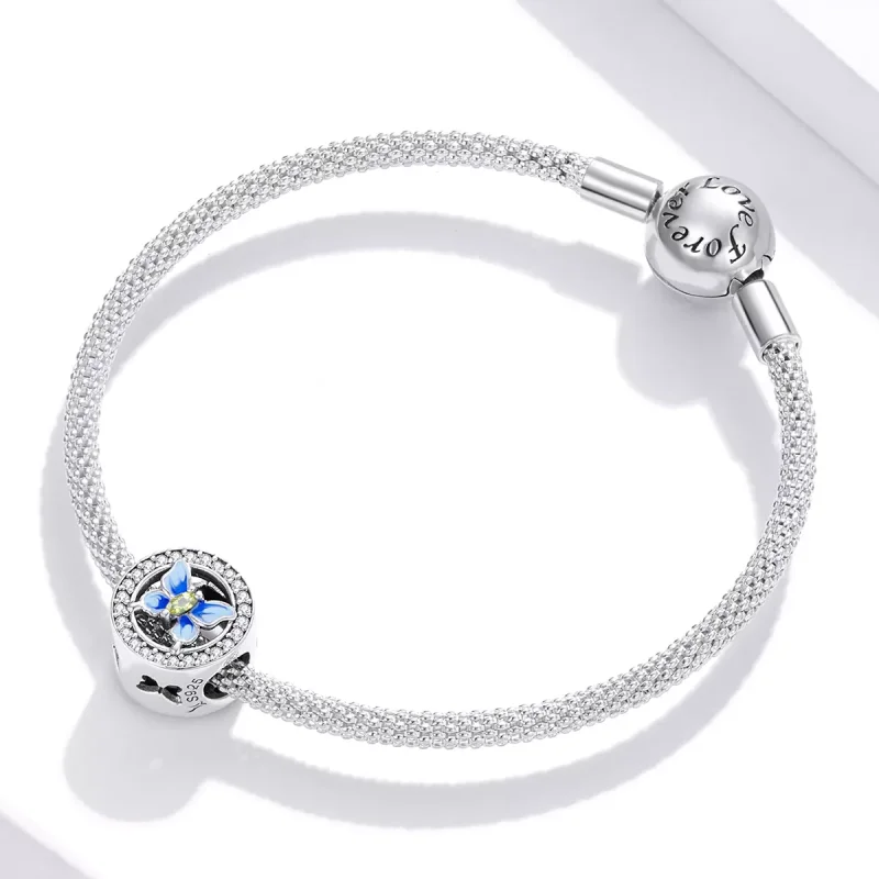 (resim) Pandora tarzı renkli kelebek Charm - SCC1682 - Görüntüle 3