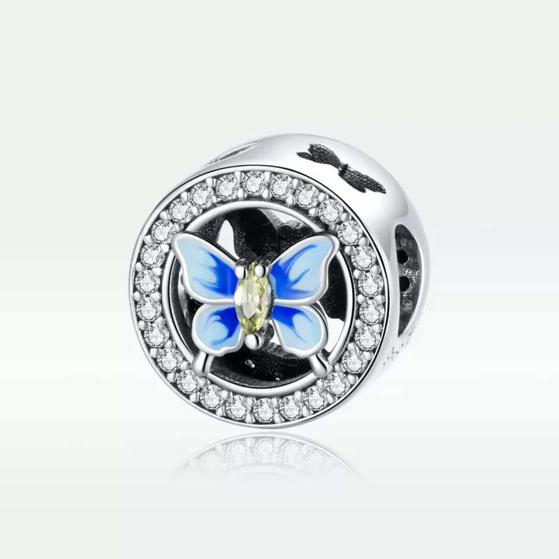 (resim) Pandora tarzı renkli kelebek Charm - SCC1682 - Görüntüle 5