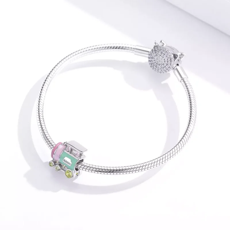 (resim) Pandora tarzı renkli tren Charm - BSC289 - Görüntüle 2