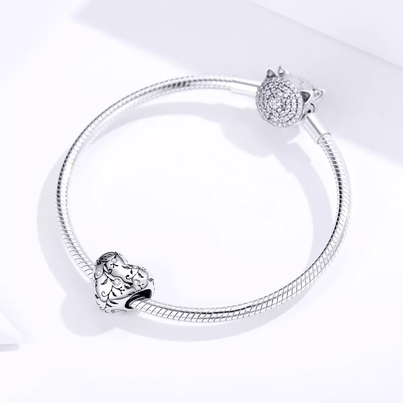 (resim) Pandora tarzı Retro Desenler Charm - SCC1323 - Görüntüle 3
