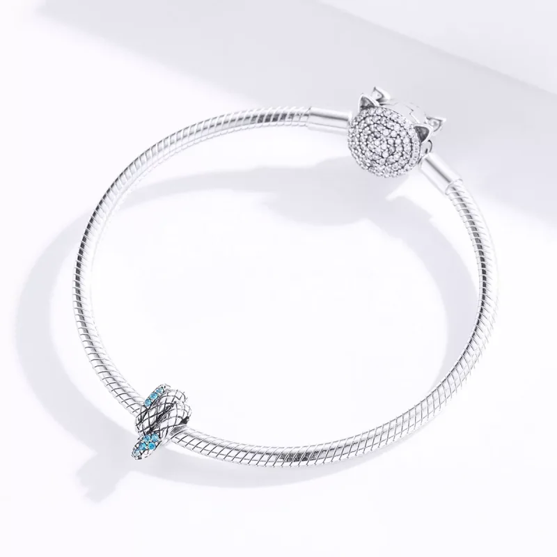 (resim) Pandora tarzı Retro Yılan Charm - SCC1351 - Görüntüle 2