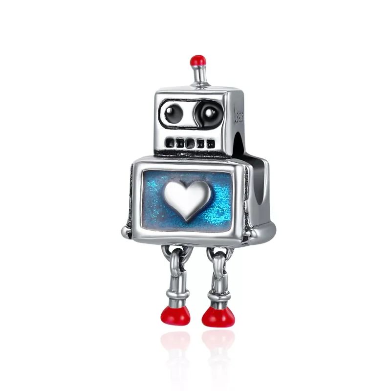(resim) Pandora tarzı Robot Charm - SCC346