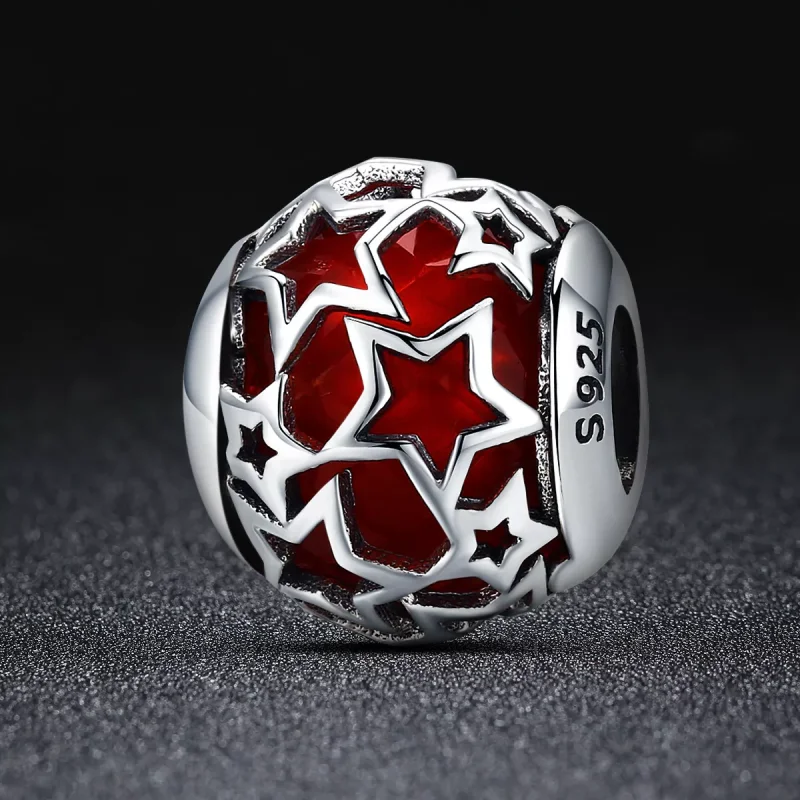 (resim) Pandora tarzı Romantik Yıldızlar Charm - SCC509 - Görüntüle 2