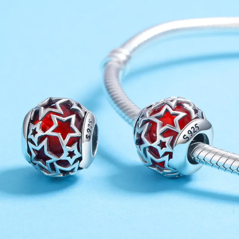 (resim) Pandora tarzı Romantik Yıldızlar Charm - SCC509 - Görüntüle 5