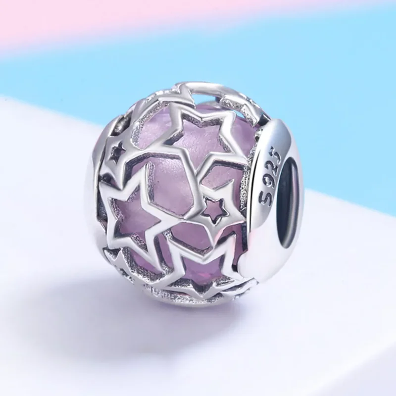 (resim) Pandora tarzı Romantik Yıldızlar Charm - SCC510 - Görüntüle 3