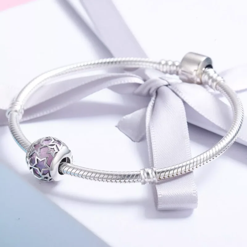 (resim) Pandora tarzı Romantik Yıldızlar Charm - SCC510 - Görüntüle 4
