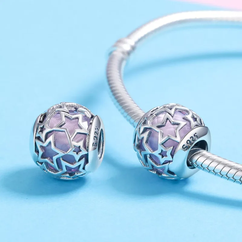 (resim) Pandora tarzı Romantik Yıldızlar Charm - SCC510 - Görüntüle 5