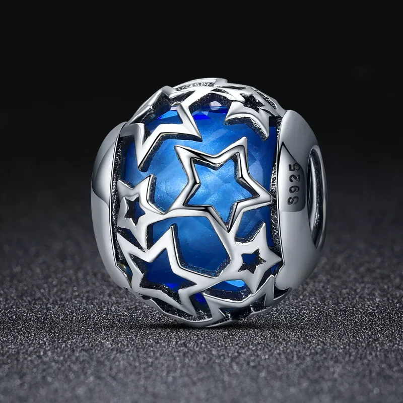 (resim) Pandora tarzı Romantik Yıldızlar Charm - SCC511 - Görüntüle 2